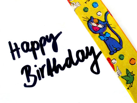 happy birthday   の写真素材