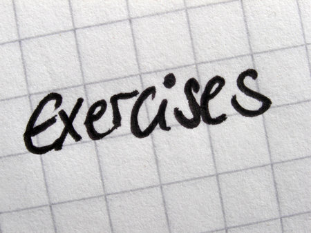 exercises         の写真素材