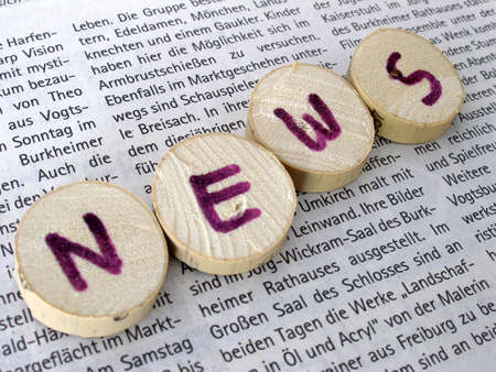 news        の写真素材