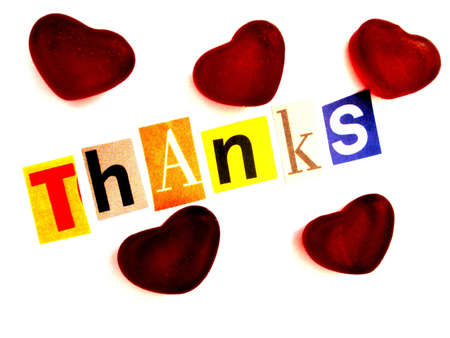 thanks       の写真素材