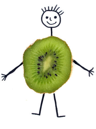 kiwi manの写真素材