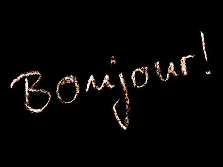 bonjour     の写真素材
