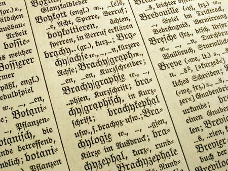 dictionaryの写真素材