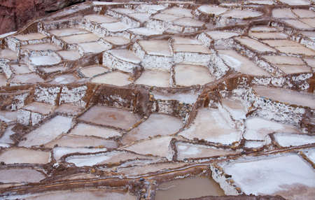 Salineras - Salt mines - Maras (near Urubamba) - Peru - South Americaの写真素材