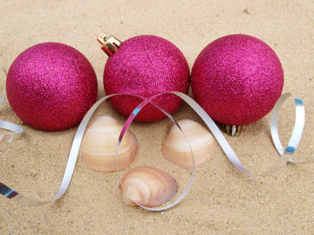 christmas ballsの写真素材