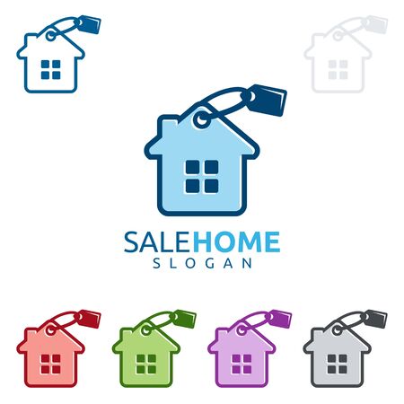 sale home , real estate , home, house vector  designのイラスト素材