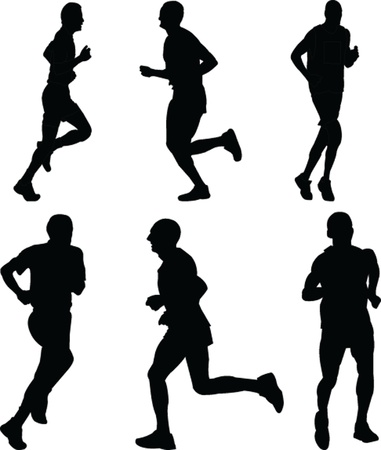 running people 3 - vectorのイラスト素材