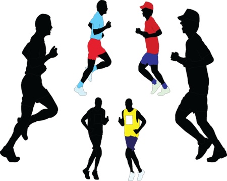 marathonのイラスト素材