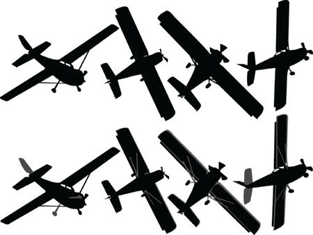 airplane - vectorのイラスト素材