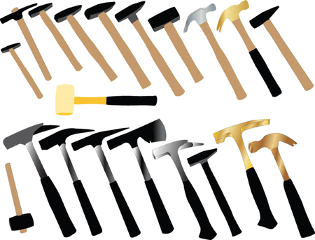 hammer collection - vectorのイラスト素材