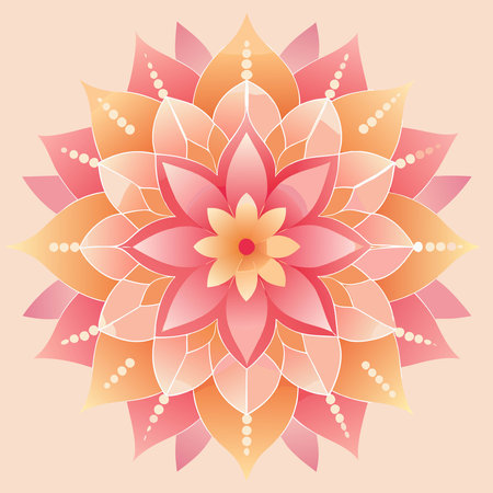 Mandala. Ethnic decorative element. Hand drawn backdrop. Islam, Arabic, Indian, ottoman motifs.のイラスト素材