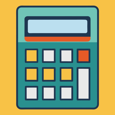 calculator icon design, vector illustration eps10 graphic.のイラスト素材
