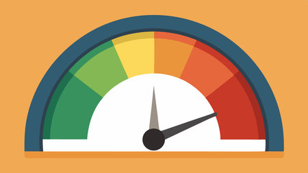Speedometer vector illustration in flat design style. Speedometer icon.のイラスト素材