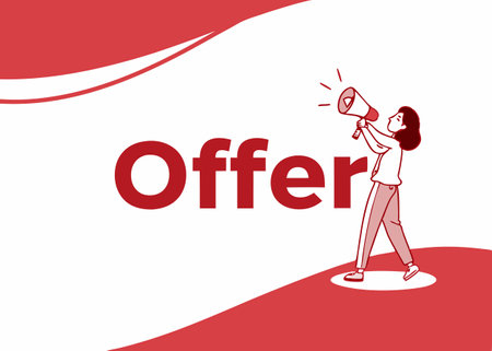 online sale banner. vector illustrationのイラスト素材