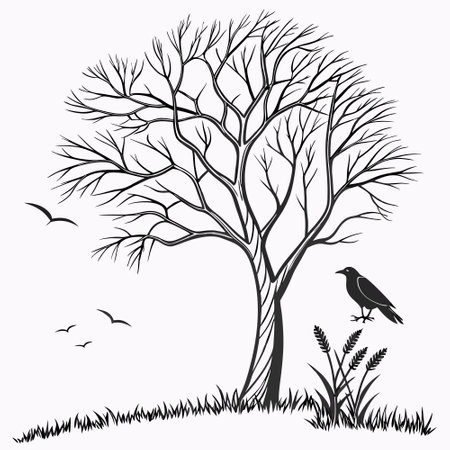 Butterfly on the background of the waves. Vector illustration.のイラスト素材