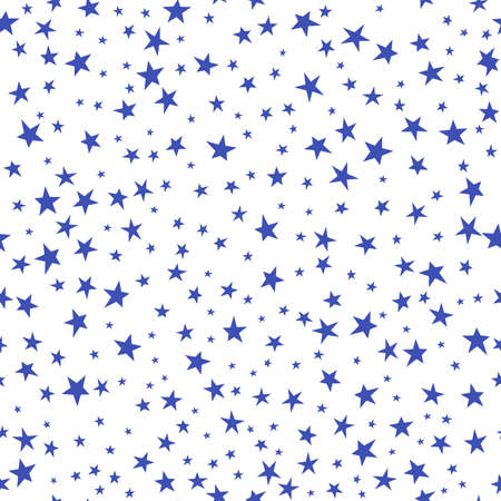 Star seamless pattern. Cute kids star seamless pattern. Seamless patter with stars. Star background. Babies fashion. Vector illustration, eps 10のイラスト素材