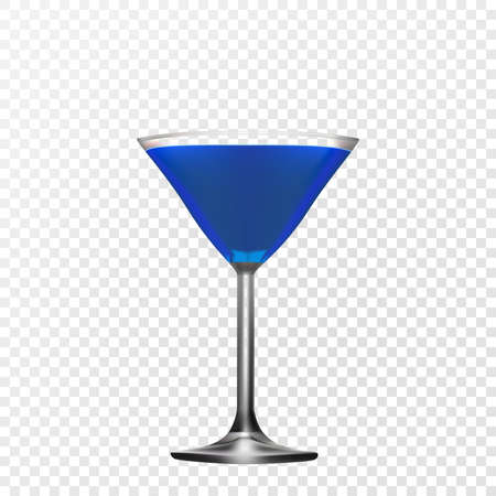 Vector realistic glass-Martinka. The effect of transparency. It is easy to apply to your designのイラスト素材