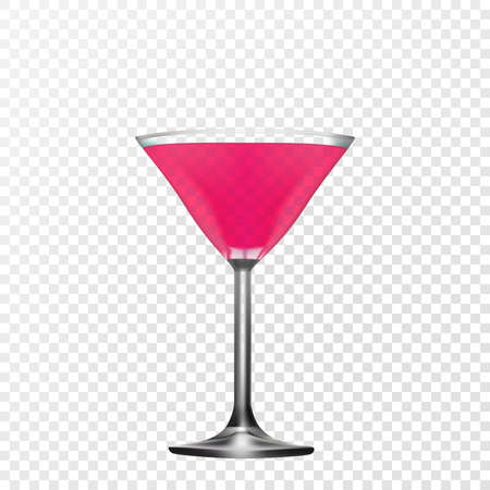 Vector realistic glass-Martinka. The effect of transparency. It is easy to apply to your designの写真素材