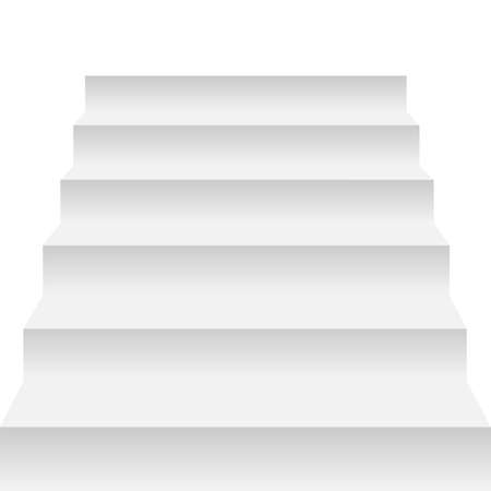 Stairs isolated on white background. Steps. Vector eps10.のイラスト素材