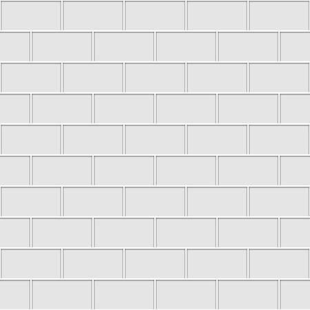 White texture, seamless brick wall. Futuristic three-dimensional background. Effect of 3D. Vectorのイラスト素材