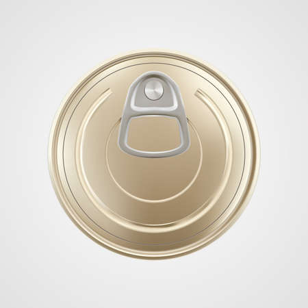 Tin can, mock-up. Realistic design.のイラスト素材