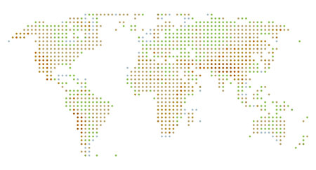 World map dot. Abstract colorful world map background. Vector eps10.
