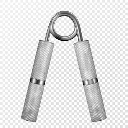 Realistic silver hand expander. Vector eps10のイラスト素材