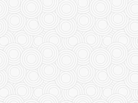Vector seamless background with rings. Light clean cover. Repeating abstract pattern. Can be used as swatch in Illustrator.のイラスト素材