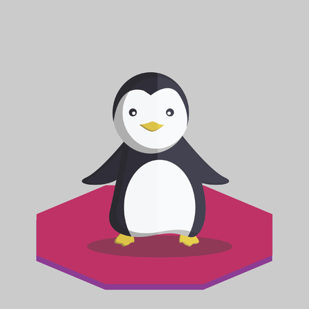 Illustration of a penguinのイラスト素材