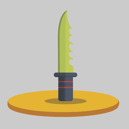 Illustration of a knifeのイラスト素材