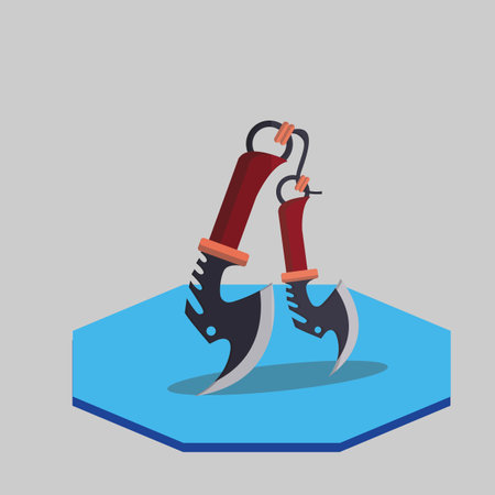 Illustration of sicklesのイラスト素材