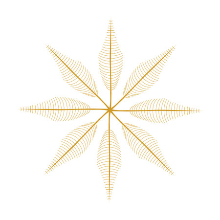 Illustration of leavesのイラスト素材