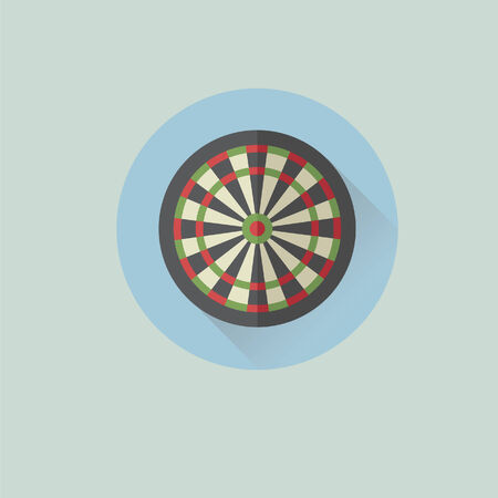 Dart boardのイラスト素材