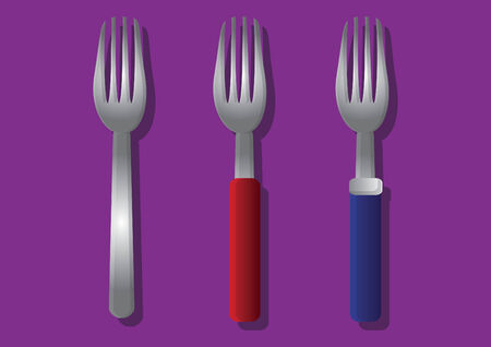 Vector of forksのイラスト素材