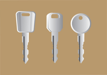 Vector of keysのイラスト素材