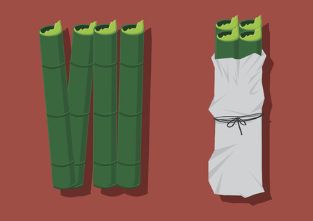 Vector of Malaysian traditional foodのイラスト素材