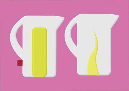 Vector of electrical kettleのイラスト素材