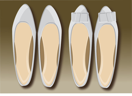 Vector of women's shoesのイラスト素材