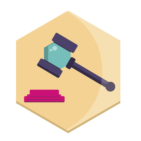 Illustration of a gavelのイラスト素材