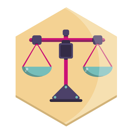 Illustration of a scaleのイラスト素材