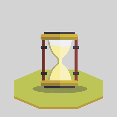Vector of an hour glassのイラスト素材