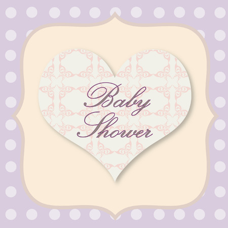 Vector with text saying baby showerのイラスト素材