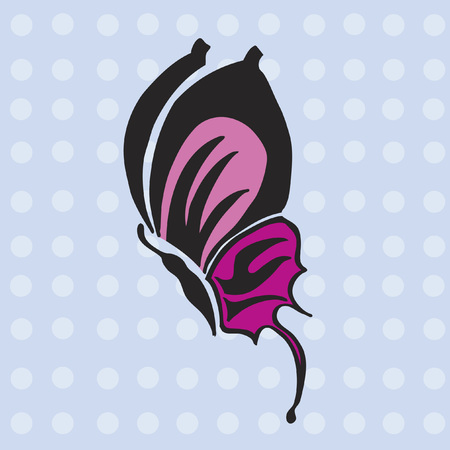 Butterflyのイラスト素材