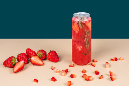 All kinds of colorful drinks made of all kinds of fruits and all kinds of healthy foodの写真素材