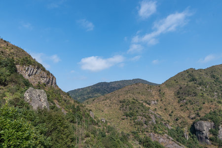 Grotesque stones in the mountain scenic spotの写真素材