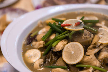 Chinese banquet dishes for family gatheringsの写真素材