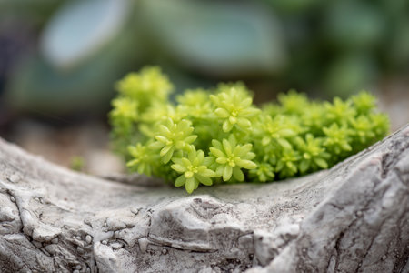 All kinds of small and lovely succulent plantsの写真素材