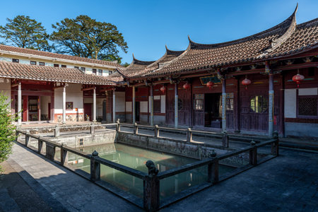 Local structure of Chinese traditional Buddhist templesのeditorial素材