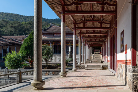 Local structure of Chinese traditional Buddhist templesのeditorial素材