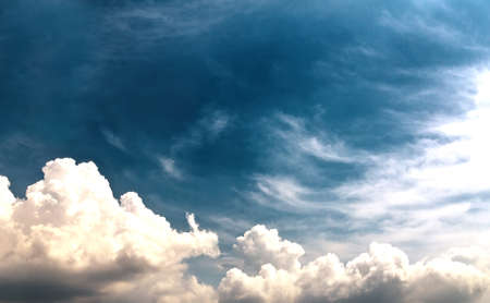Background of dramatic dark cloudsの写真素材